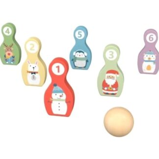 Drvena igracka set za kuglanje HP050