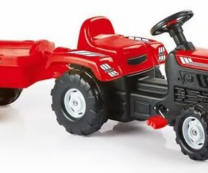 Traktor sa prikolicom crveni 081469